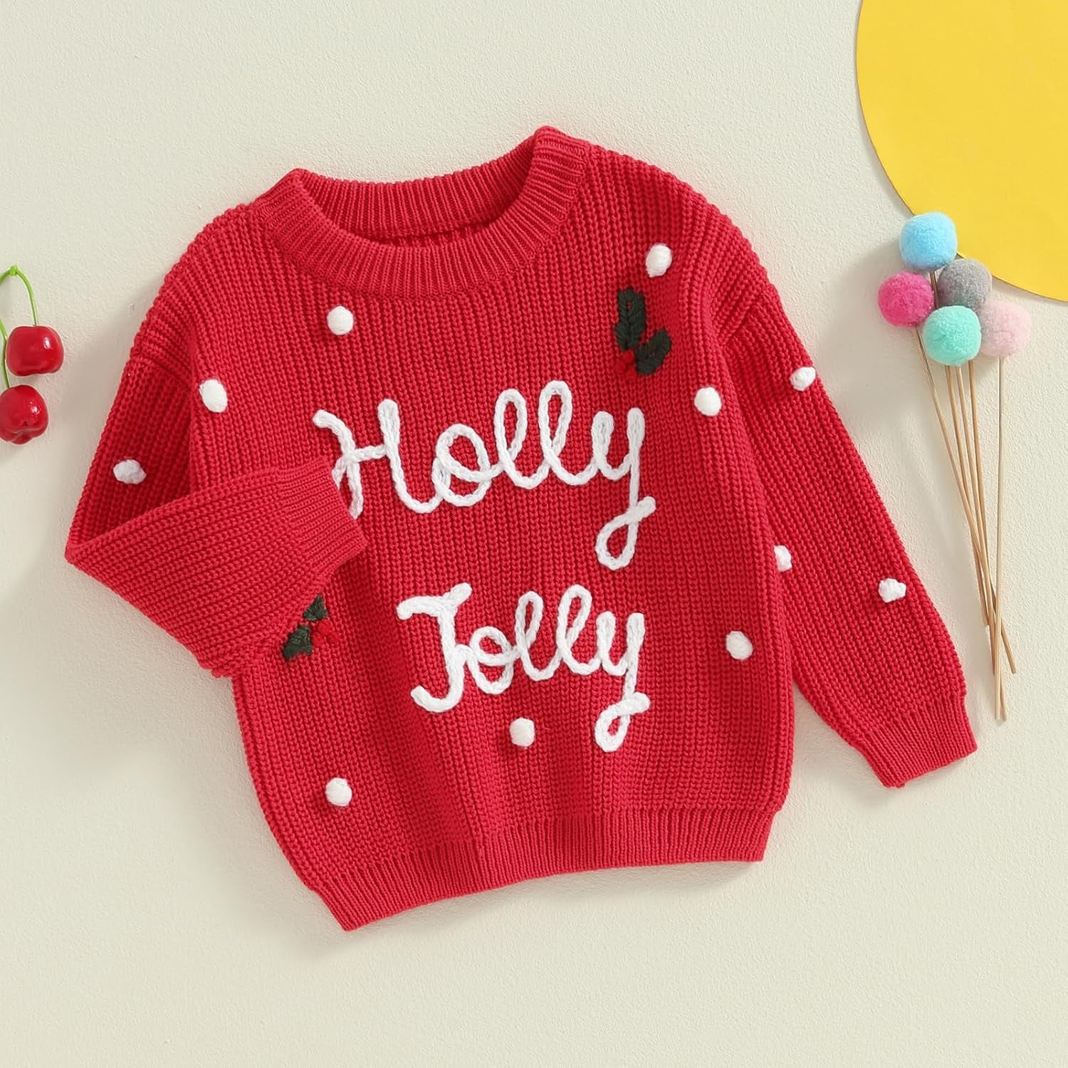 Baby Girl Boy Knit Sweater Blouse Pullover Sweatshirt Warm Crewneck Long Sleeve Tops for Infant Toddler - Nova Threads